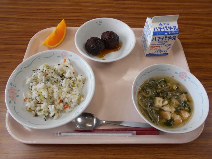 今日の給食