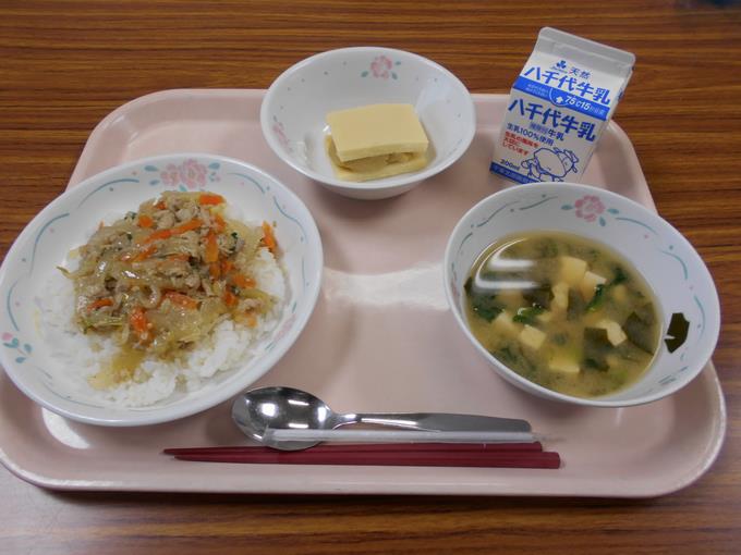 今日の給食です。