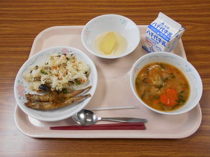 今日の給食です。