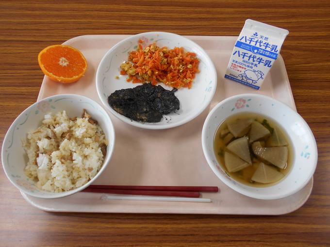 今日の給食です。