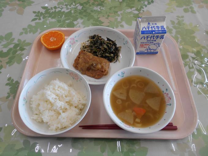 今日の給食です。