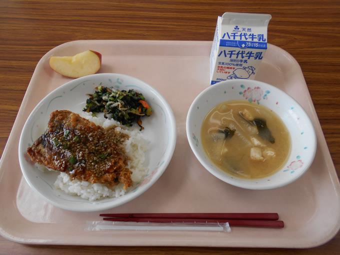 今日の給食です。