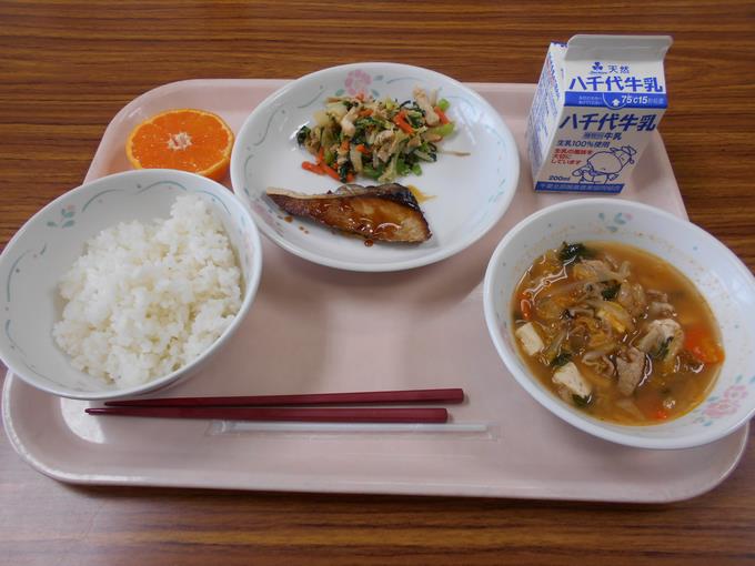今日の給食です。