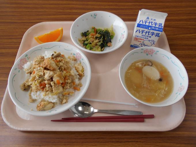 今日の給食です。