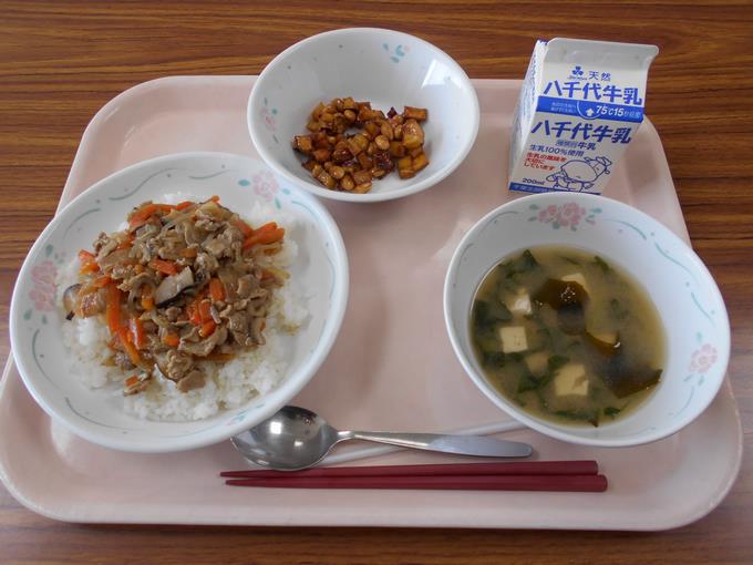 今日の給食です。