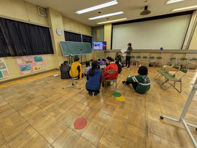 小室小学校と合同練習