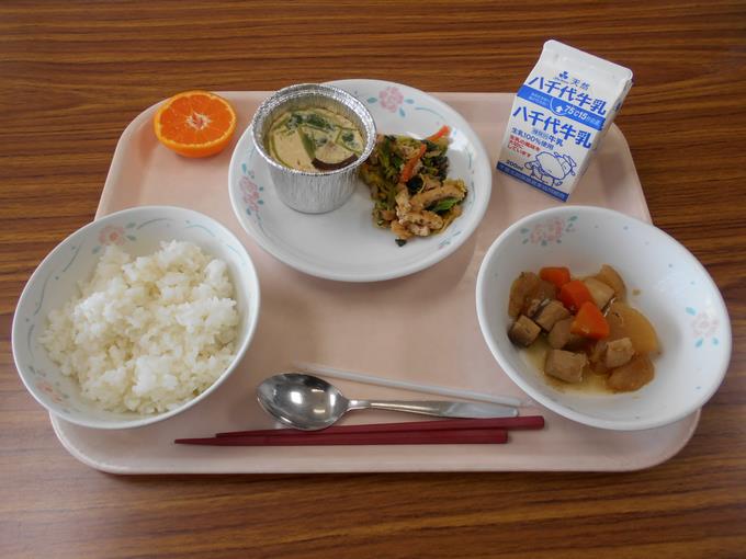 今日の給食です。