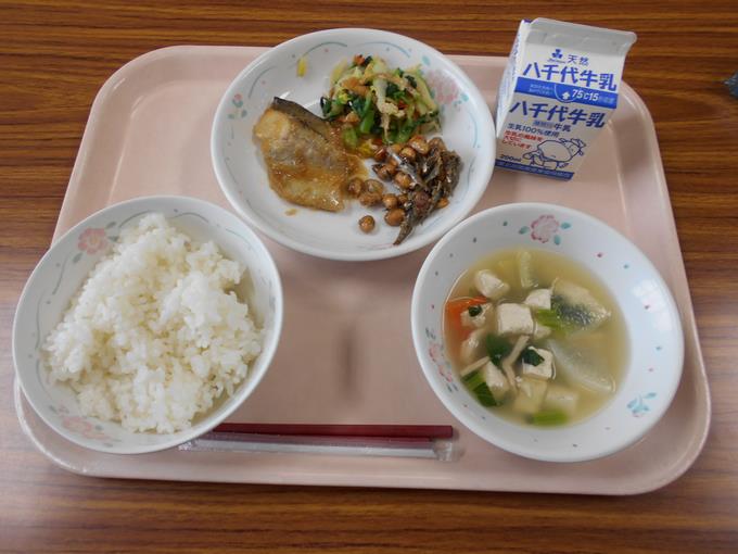 今日の給食です。