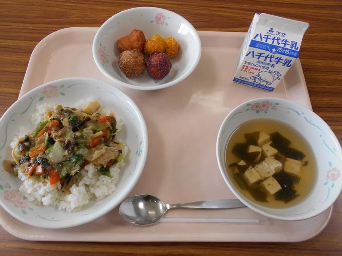 今日の給食です。