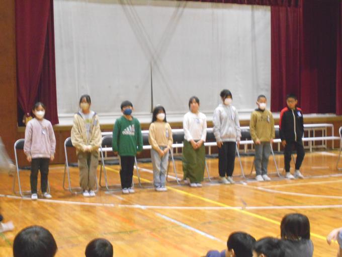 新児童会役員のみなさん