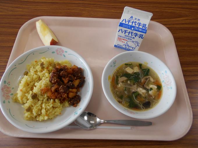 今日の給食です。