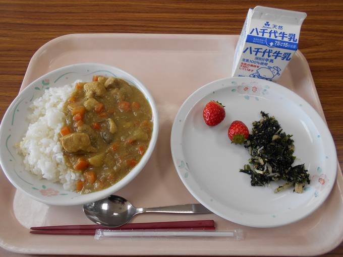 今日の給食です。