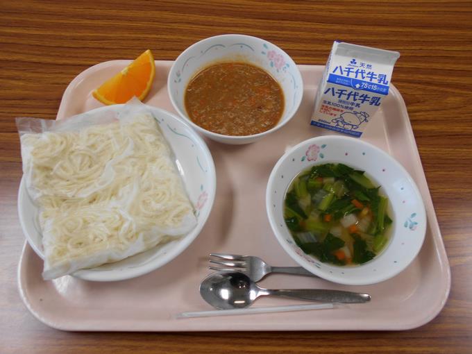今日の給食です。