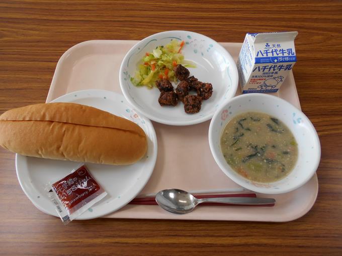今日の給食です。