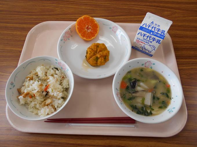 今日の給食です。