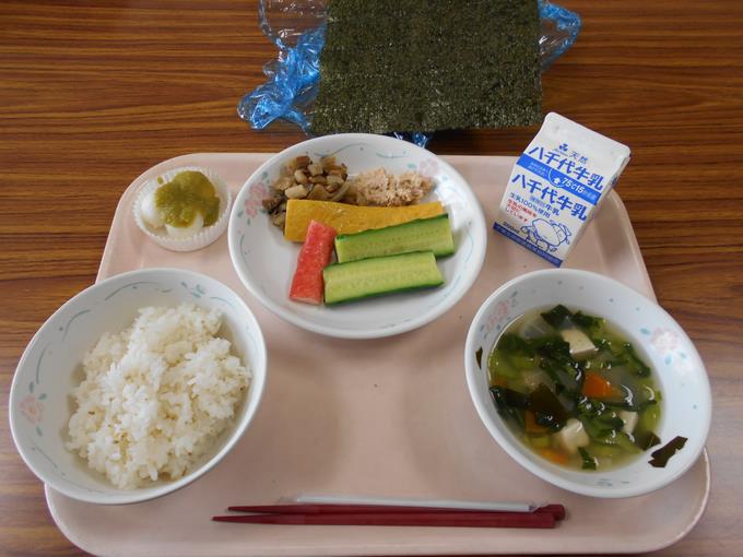 今日の給食です。