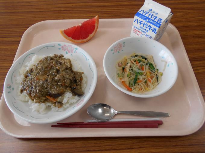 今日の給食です。