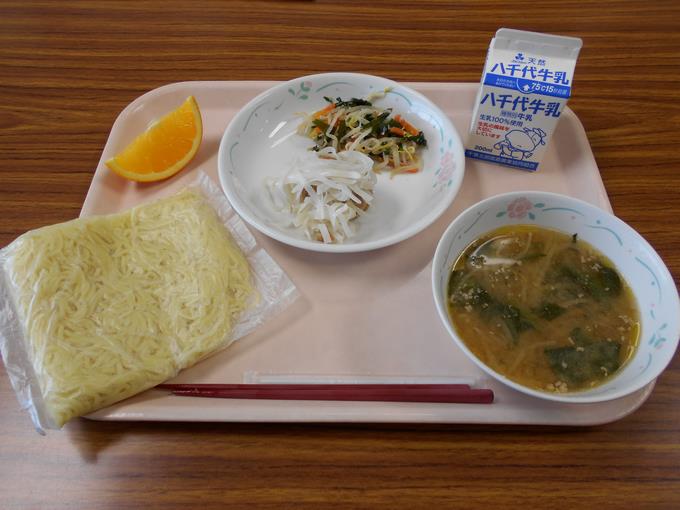 今日の給食です。