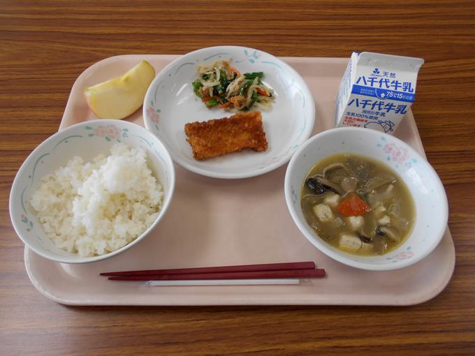 今日の給食です。