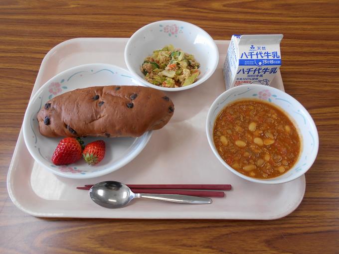 今日の給食です。