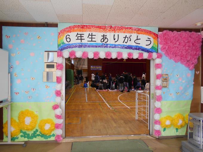 入口の装飾
