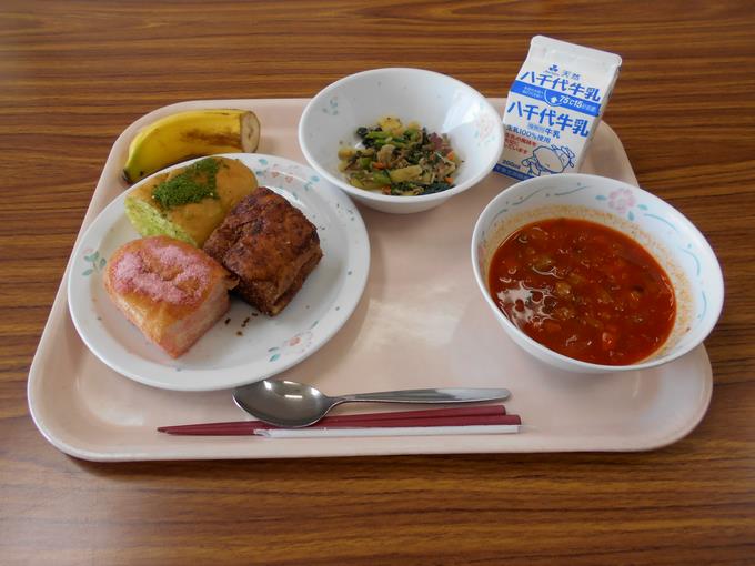 今日の給食です。