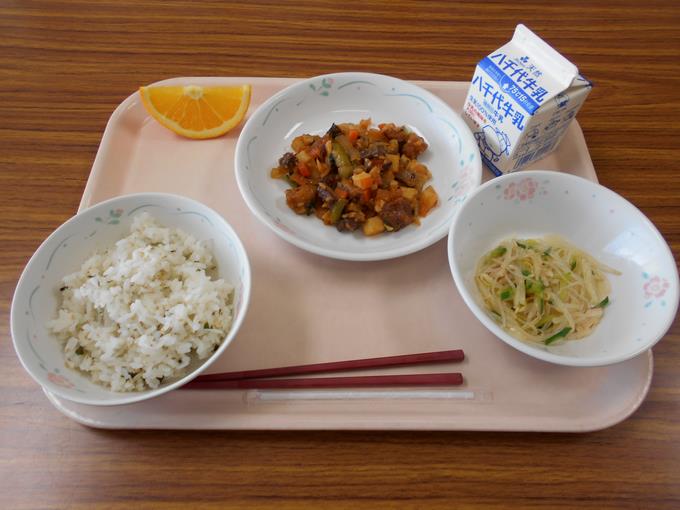 今日の給食です。