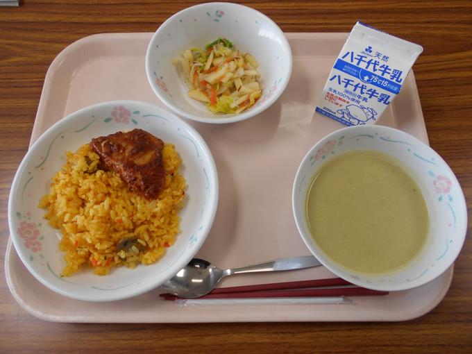 今日の給食です。