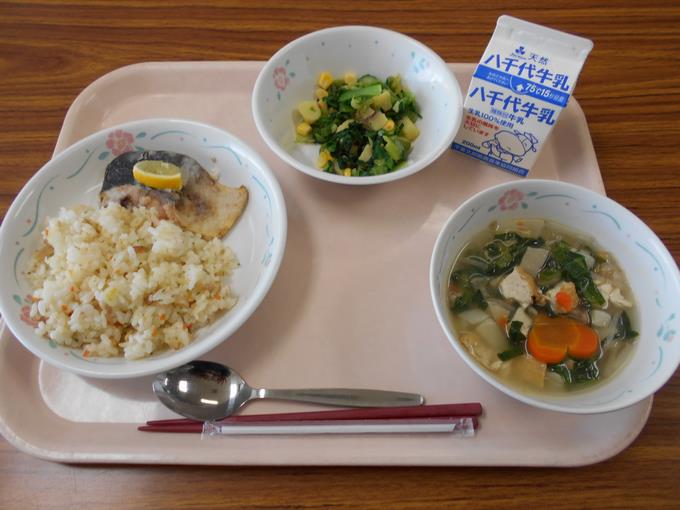 今日の給食です。