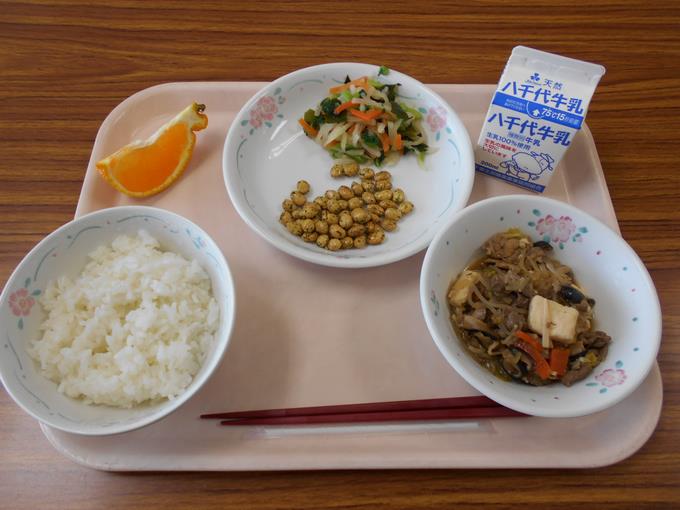 今日の給食です。