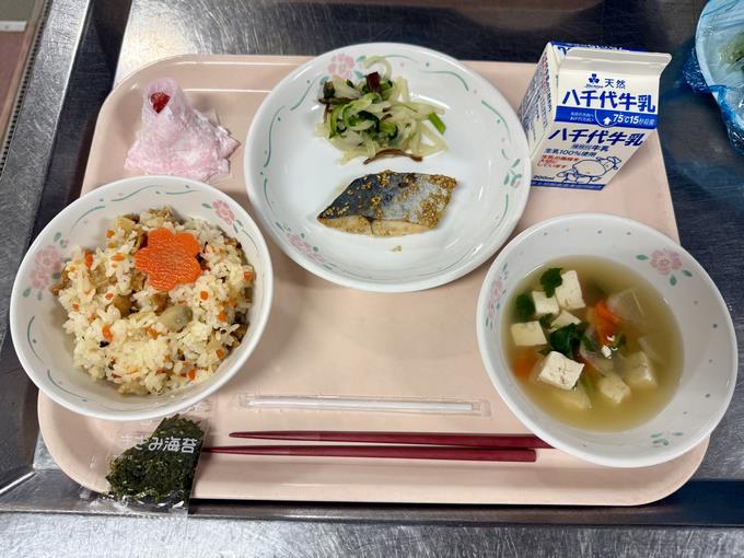 今日の給食です。