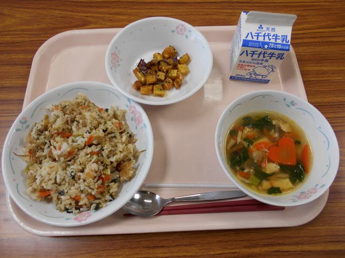 今日の給食です。