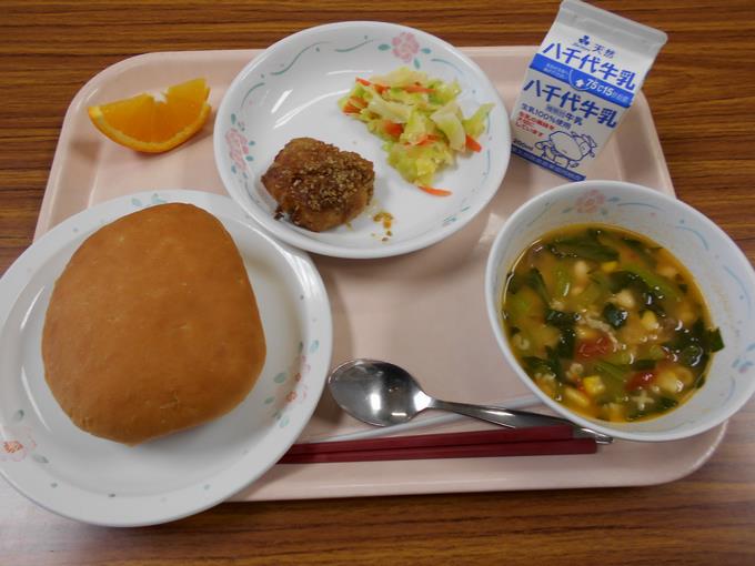 今日の給食です。