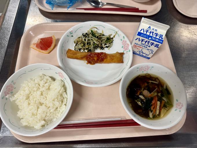 今日の給食です。