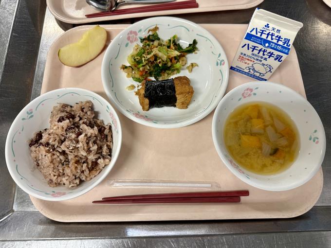今日の給食です。