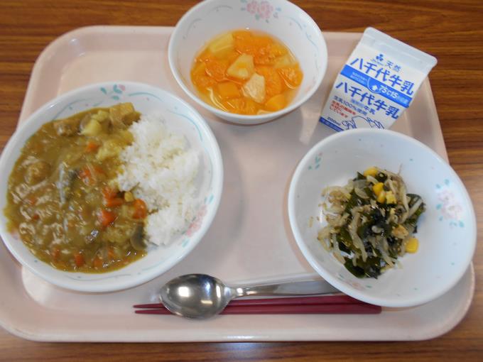 今日の給食です。