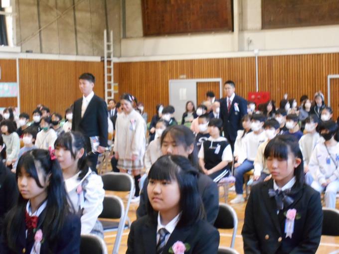 みどり学級入場です。