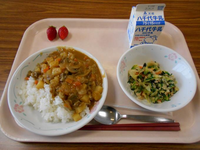 今日の給食です。