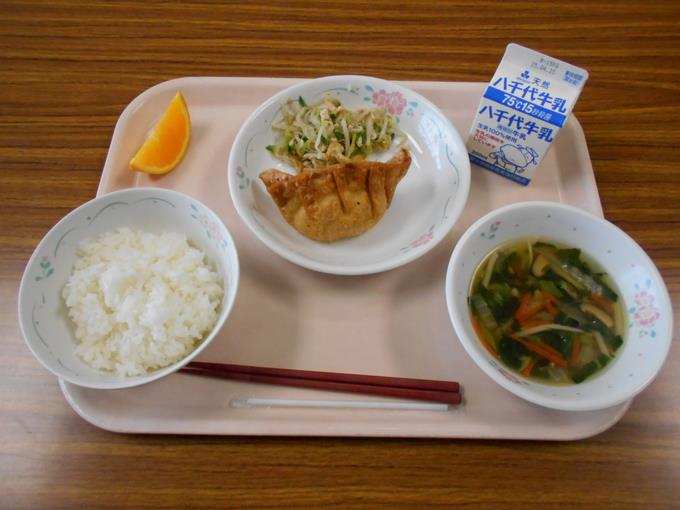 今日の給食です。