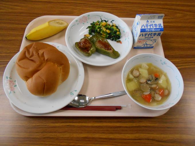 今日の給食です。