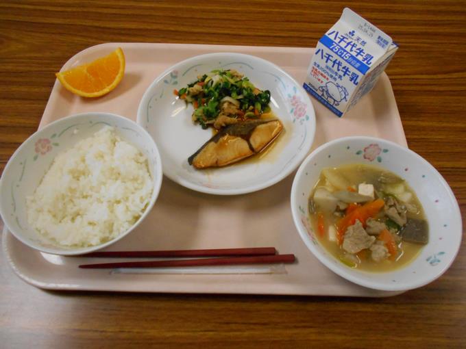 今日の給食です。