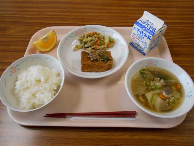 今日の給食です。