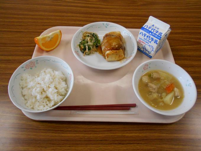 今日の給食です。