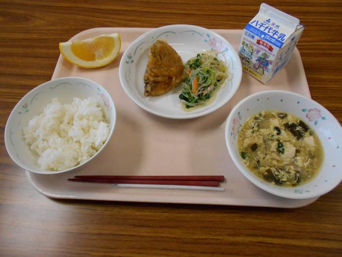 今日の給食です。