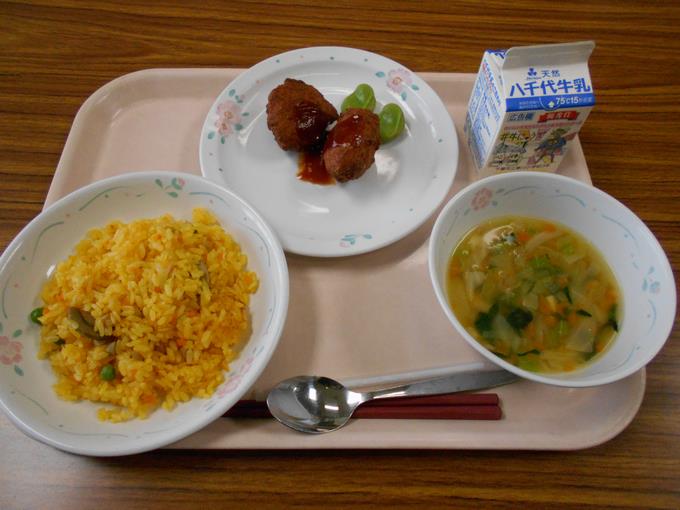 今日の給食です。