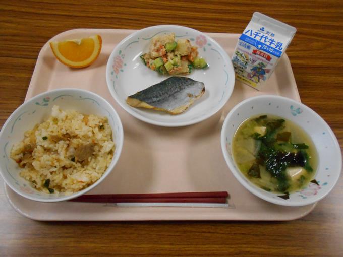 今日の給食です。