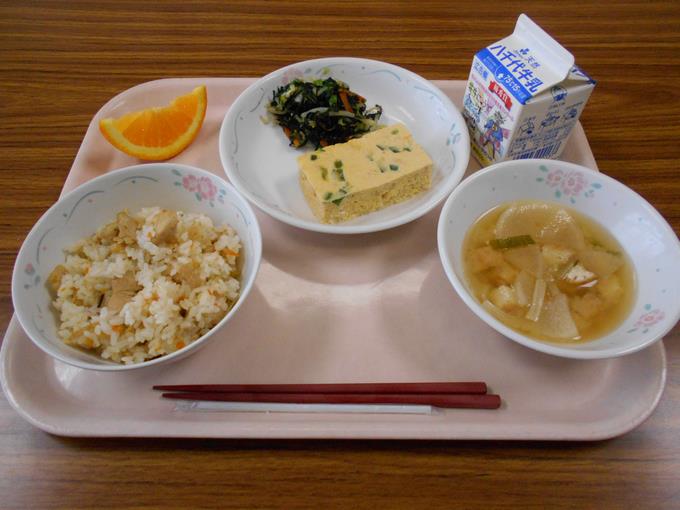 今日の給食です。