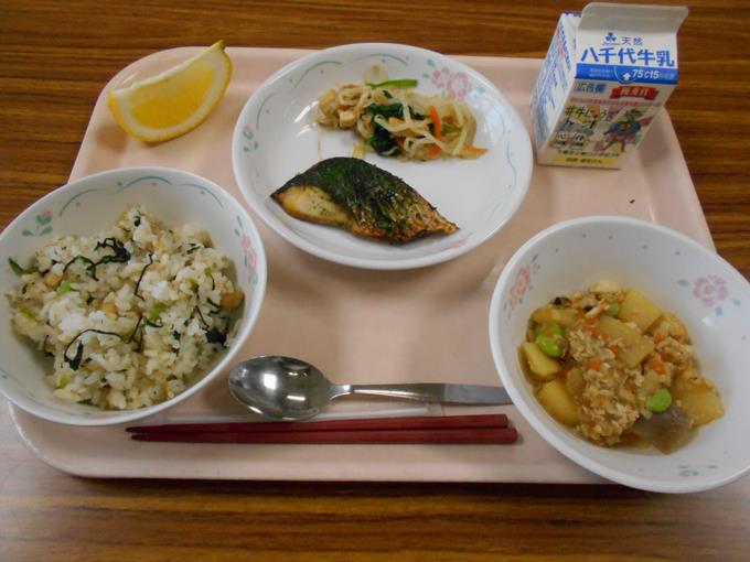 今日の給食です。