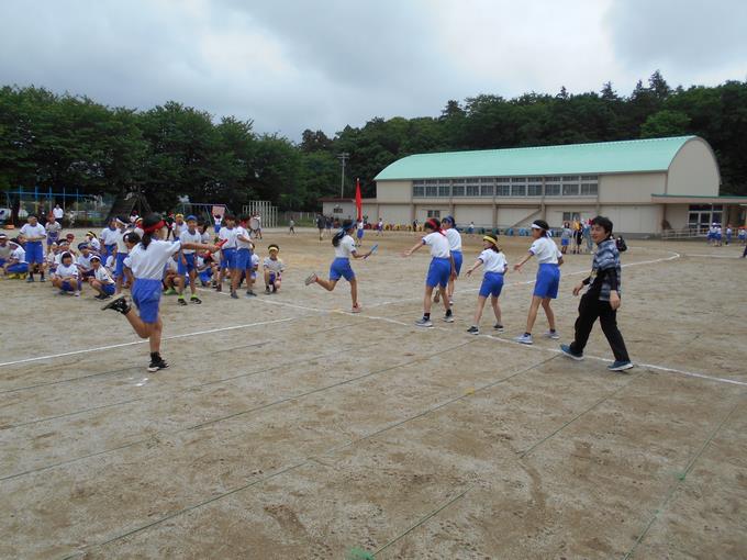 高学年リレー①