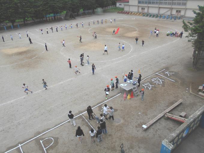 運動会係児童打ち合わせ